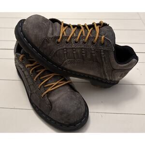 Dr. Martens Keith Mens 9 Brown Leather Shoe Low Boot Chunky Oxford Distressed